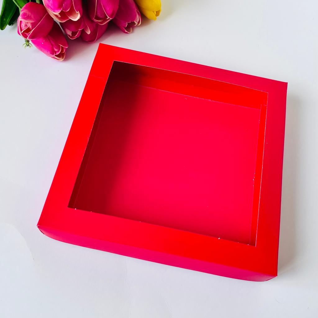 20x20x3 Pencereli Karton Kutu — galeri görseli